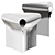 Martinelli Venezia Designer Stool 3D model small image 1