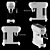 Multi-Format Kitchen Accessories Set 3D model small image 2