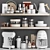 Multi-Format Kitchen Accessories Set 3D model small image 5
