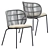 Stylish Kodo Dining Chair 3D model small image 1