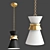 Elegant ALBORG Pendant Lamp Collection 3D model small image 3