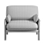 Sleek EJ 880 Armchair Design 3D model small image 2