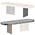 BAGUETTE Coffee Table | Haute Couture 3D model small image 3