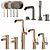 Modern GROHE ESSENCE Faucet Set 3D model small image 1
