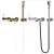 Modern GROHE ESSENCE Faucet Set 3D model small image 3