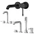 Modern GROHE ESSENCE Faucet Set 3D model small image 5