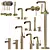 Modern GROHE ESSENCE Faucet Set 3D model small image 6
