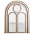 Elegant Arched Door Set 3D model small image 1