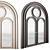 Elegant Arched Door Set 3D model small image 2