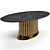 Luxury Visionnaire Outdoor Dining Set 3D model small image 6