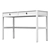 IKEA HEMNES Writing Desk, 2 Drawers 3D model small image 5