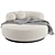 Eichholtz Björn Round Sofa & Cushions 3D model small image 2