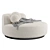 Eichholtz Björn Round Sofa & Cushions 3D model small image 5