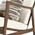 Retro Stefan Armchair Scandinavia 60s 3D model small image 12
