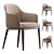 Marco Chair: Premium Upholstered Seating 3D model small image 2