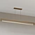 Futuristic Industrial LED Linear Pendant 3D model small image 4