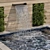 Luxury Pool with Waterfall & Plants 3D model small image 3