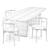 Baxter Dining Set: Nairobi & Himba 3D model small image 2