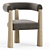 Modern Chic Cassandre Armchair Design 3D model small image 1