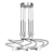 Elegant Crystal Chandelier OTTO 3D model small image 1