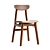 Elegant Canaletto Dining Chair 3D model small image 1