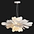 Flower Petal Pendant Light 3D model small image 3