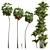 Tropical Palms 3D Models Bundle 3D model small image 1