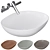 Falper Ciotola 59 Wash Basin & Cilindro Mixer 3D model small image 1