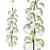 Hand-Painted Palm Bubble Chandelier. 3D model small image 1