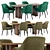 Texas Chair and Lazar Table 3D model small image 1