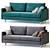 Slipson Sofa by Divan.ru 3D model small image 3