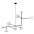 Ethereal Essenza Chandelier Sculpted Brilliance 3D model small image 1