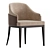 Sleek Wolfe Dining Chair Exceptional 3D model small image 2