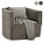Modern Swivel Chair for Home 3D model small image 2