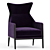  Elegance Birch Chair Caracole 3D model small image 1