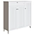Geir 21 Pair Shoe Cabinet 3D model small image 2