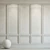 Eider White Decorative Plaster with Molding 3D model small image 1