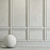 Eider White Decorative Plaster with Molding 3D model small image 2