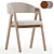 Dublin Dark Gray Chair Collection 3D model small image 1