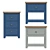 Jules Verne Nightstand (Low) 3D model small image 1