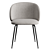 Minna Stool in Gray & Yellow 3D model small image 3