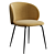 Minna Stool in Gray & Yellow 3D model small image 4