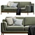 Modern Designer Sofa Model 3D model small image 1
