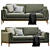Modern Designer Sofa Model 3D model small image 2
