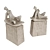 Cubist Pose Woman Sculpture 3D model small image 3