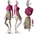 Fashion Mannequin Set '13 3D model small image 1