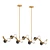 Elegant Caracas Wave Chandelier 3D model small image 1