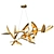 Elegant Lavra B Chandelier by Anzazo 3D model small image 4