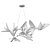 Elegant Lavra B Chandelier by Anzazo 3D model small image 11