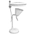 Reflect Silver Table Lamp 3D model small image 2
